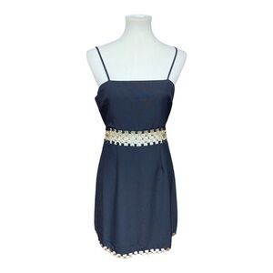 NWOT Carey Chain Waist Gothic Mini Dress